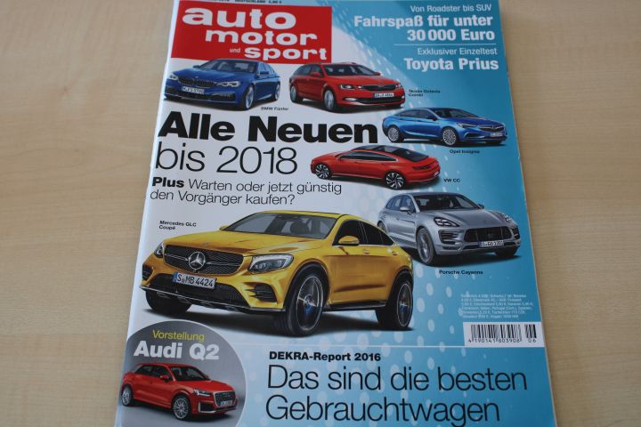 Deckblatt Auto Motor und Sport (06/2016)